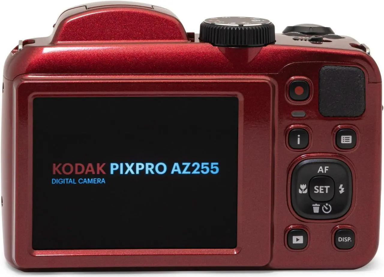 Alt view image 4 of 15 - Kodak PIXPRO AZ255 Astro Zoom 16MP Digital Camera (Red)