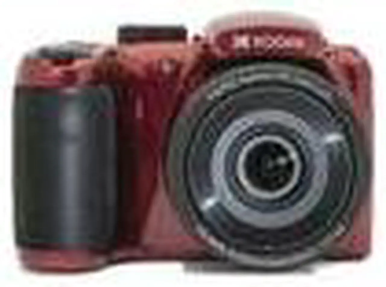 Alt view image 5 of 15 - Kodak PIXPRO AZ255 Astro Zoom 16MP Digital Camera (Red)