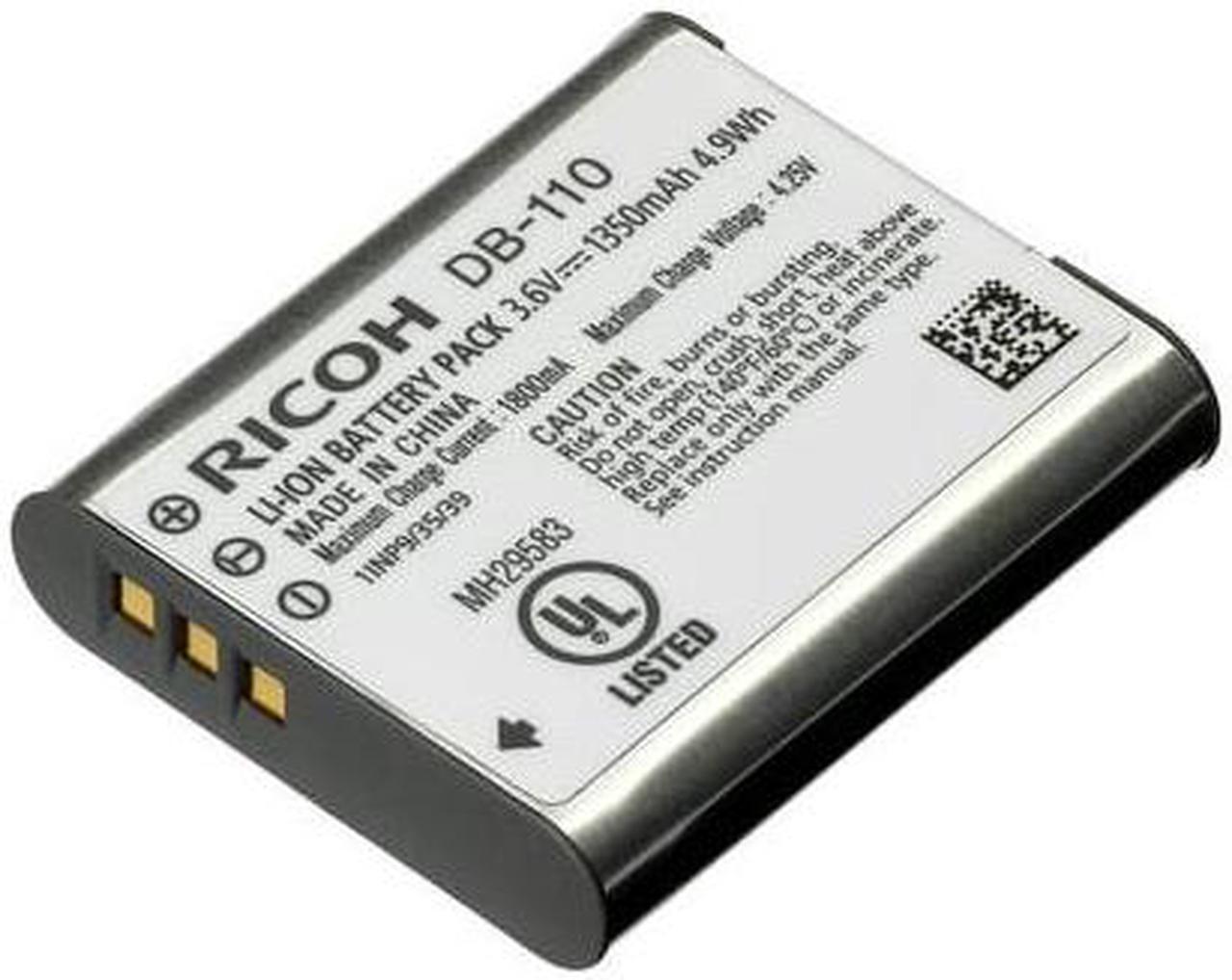 Alt view image 7 of 12 - Ricoh DB-110 3.6V 1350mAh Rechargeable Li-Ion Battery for GR-III Digital Camera