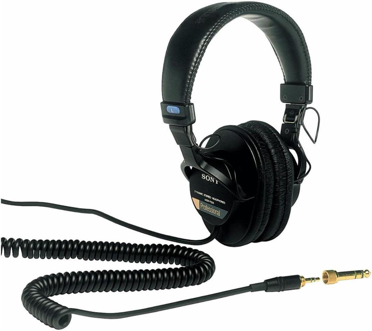 Alt view image 2 of 5 - Sony MDR7506 Folding Professional Closed Ear Headphones Bundle