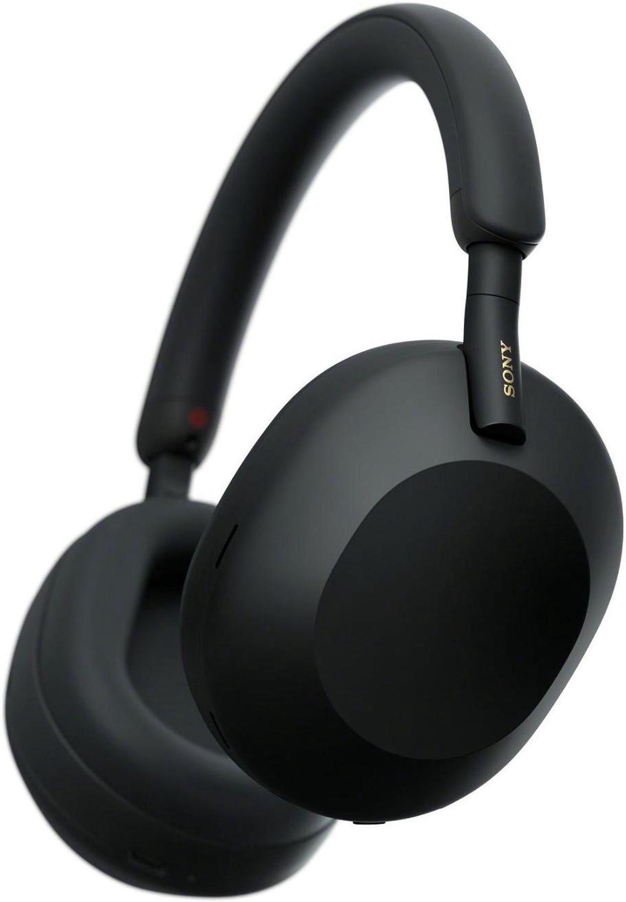Alt view image 3 of 7 - Sony WH-1000XM5 Wireless Noise Canceling Over-Ear Headphones (Black) Bundle