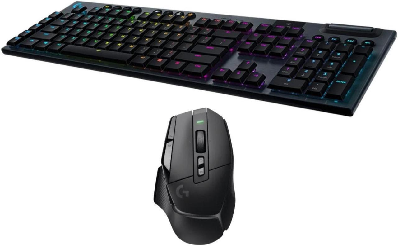 Main image of Logitech G502 X Corded Gaming Mouse (Black) + G G915 LIGHTSPEED Wireless RGB Mechanical Gaming Keyboard (GL Tactile)