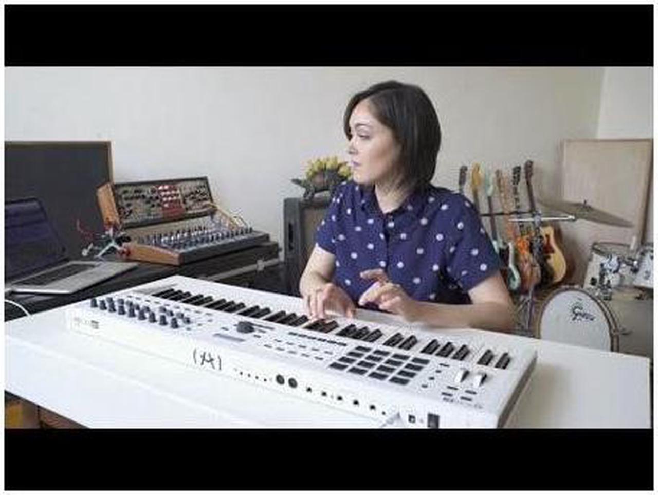 Alt view image 11 of 12 - Arturia KeyLab 88 MkII Hammer-Action MIDI Controller and Software (White)