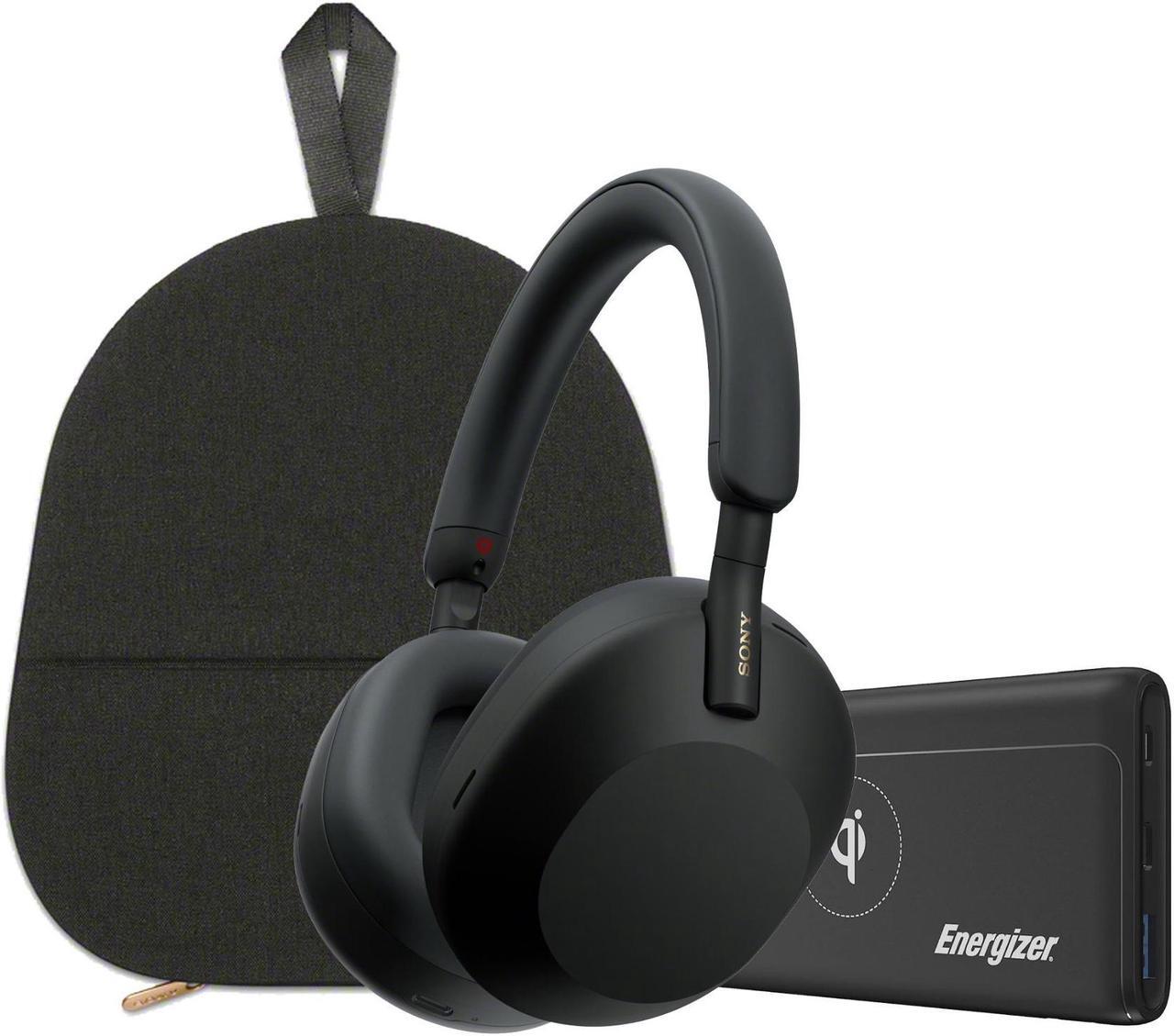 Main image of Sony WH-1000XM5 Wireless Noise Canceling Over-Ear Headphones (Black) Bundle