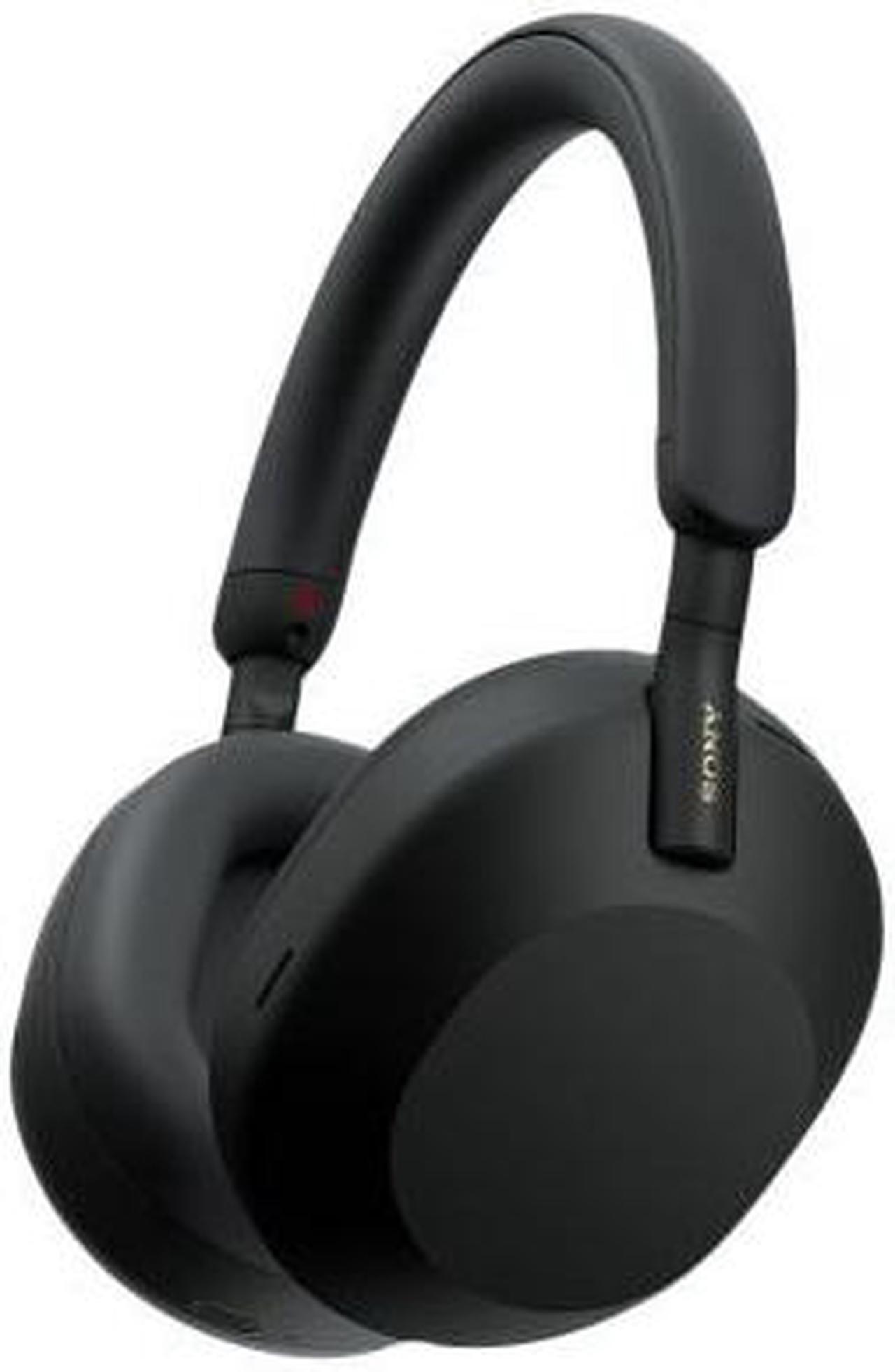 Alt view image 7 of 7 - Sony WH-1000XM5 Wireless Noise Canceling Over-Ear Headphones (Black) Bundle