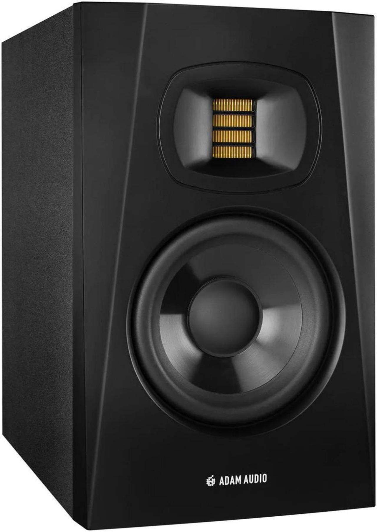 Alt view image 6 of 7 - Adam Audio T5V Active Nearfield Monitors with Audio Interface, Cables Bundle