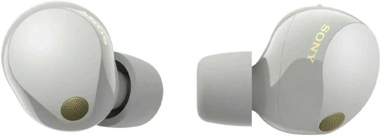 Alt view image 6 of 6 - Sony WF-1000XM5 Truly Wireless Noise Canceling Earbuds (Silver) Bundle