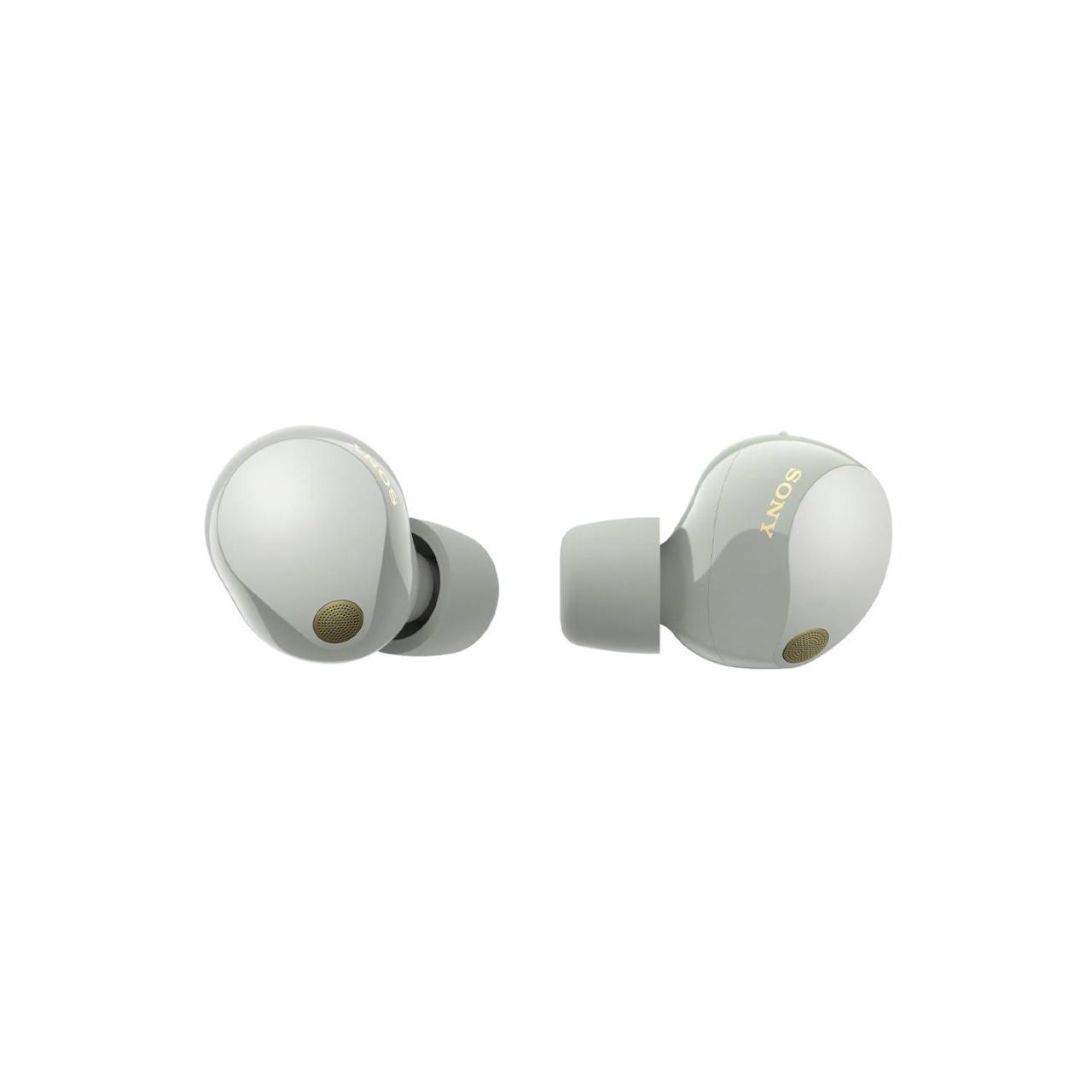 Sony WF-1000XM5 Truly Wireless Noise Canceling Earbuds (Silver) Bundle