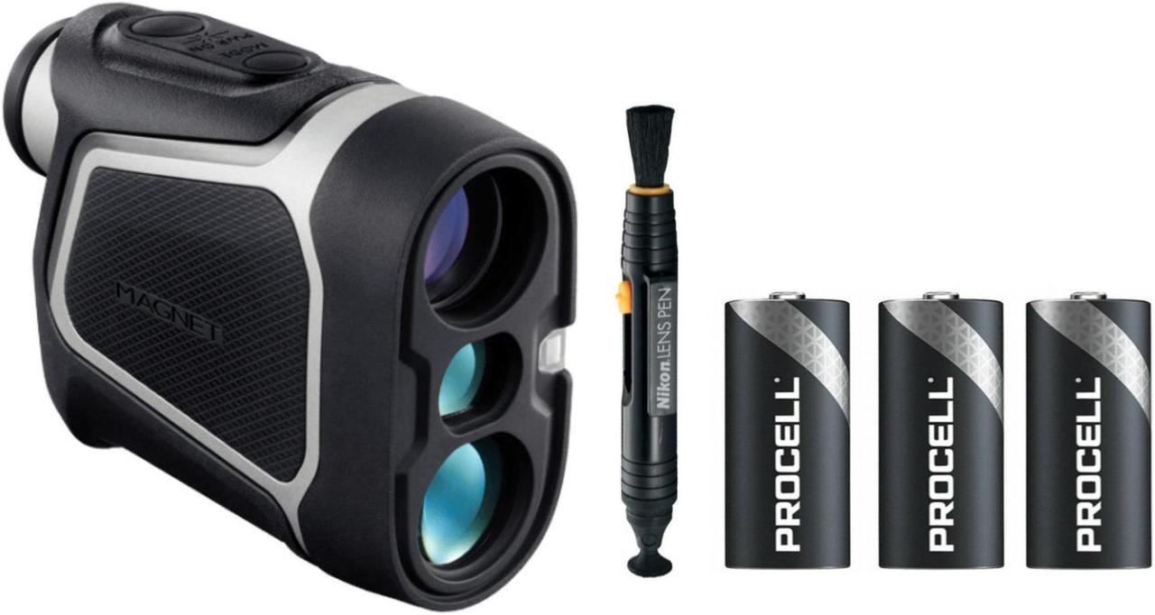 Main image of Nikon 6x22 CoolShot 50i Laser Golf Rangefinder w/Lenses Cleaning System Bundle