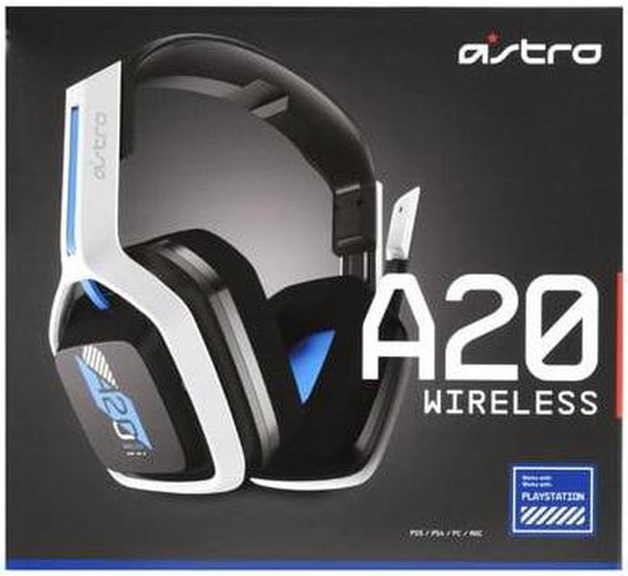 Alt view image 3 of 9 - Logitech Astro A20 Wireless Gaming Headset (Gen 2) Black/White/Blue (939-001876) 939001876