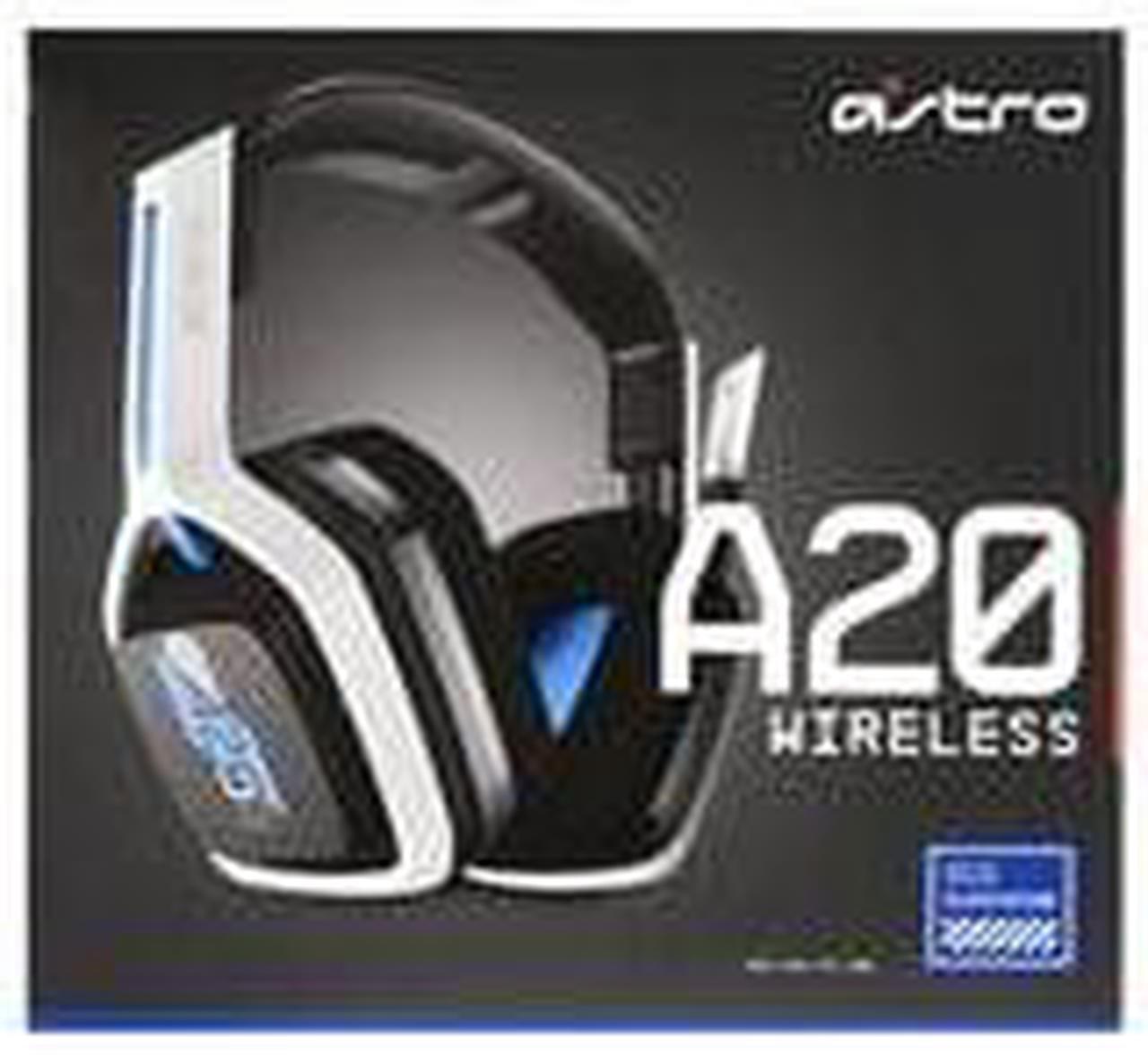 Alt view image 5 of 9 - Logitech Astro A20 Wireless Gaming Headset (Gen 2) Black/White/Blue (939-001876) 939001876