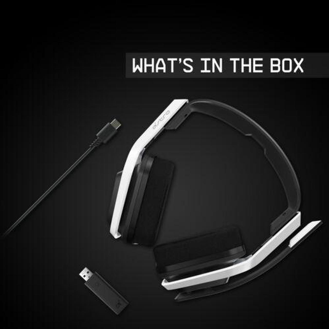 Alt view image 8 of 9 - Logitech Astro A20 Wireless Gaming Headset (Gen 2) Black/White/Blue (939-001876) 939001876