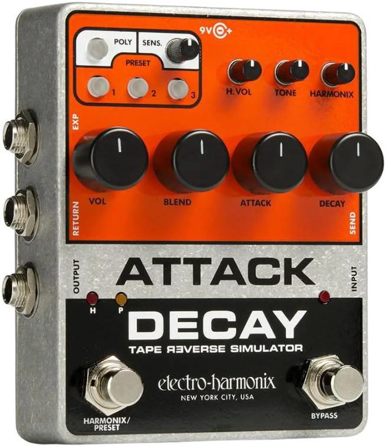 Main image of Electro-Harmonix Attack Decay Tape Reverse Simulator Pedal #ATTACK DECAY