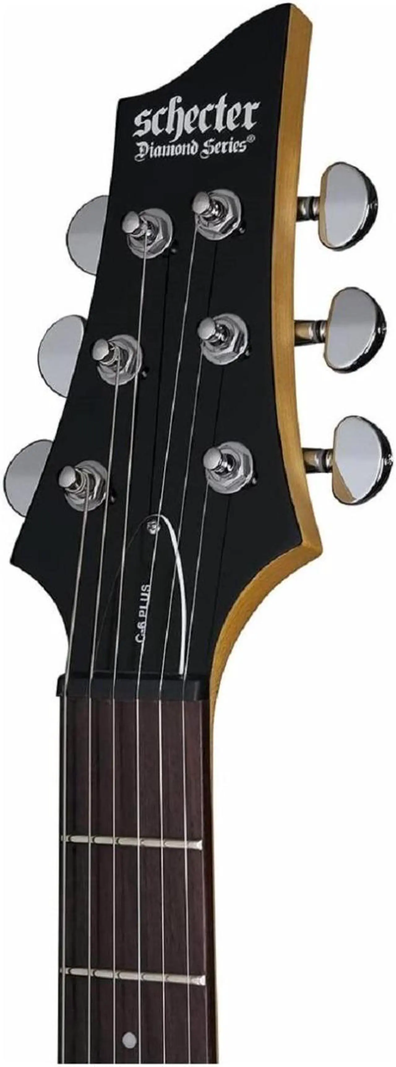 Alt view image 12 of 12 - Schecter C-6 Plus 6-String Solid-Body Electric Guitar, Electric Magenta #445