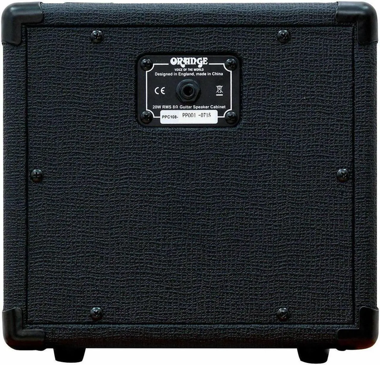 Alt view image 5 of 5 - Orange Amps PPC108 20W Speaker Guitar Cabinet (1 x 8 Inch, Black)