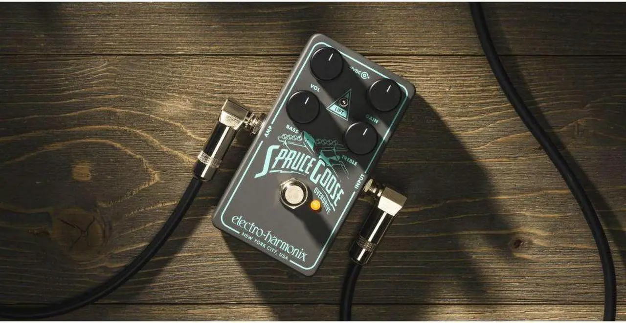 Alt view image 6 of 6 - Electro Harmonix SPRUCE GOOSE Overdrive Guitar Effects Pedal