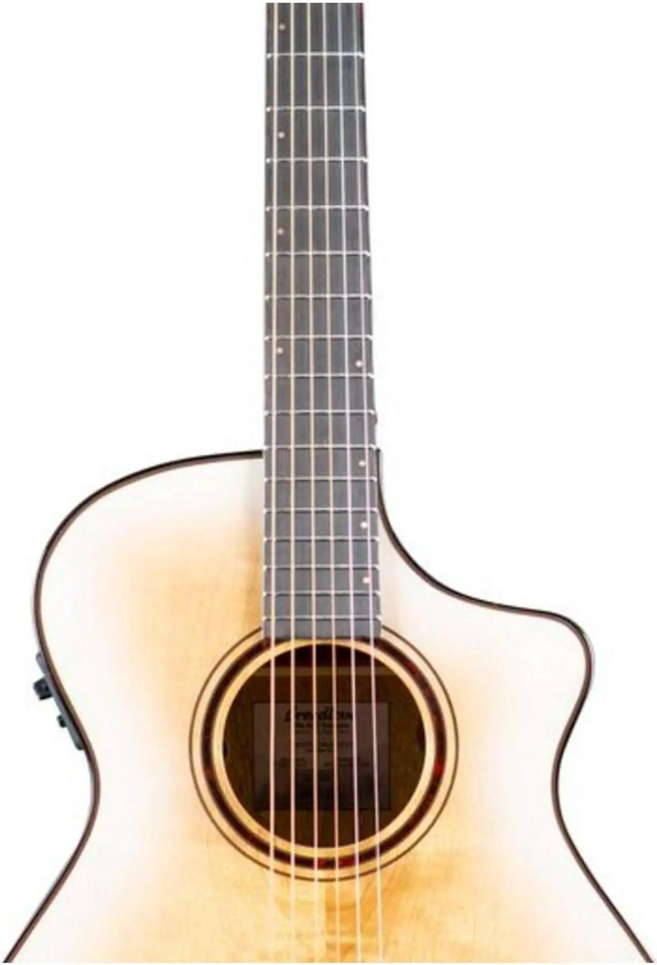 Alt view image 5 of 7 - Breedlove Pursuit Exotic S 6-String Acoustic Electric Guitar (White Sand)