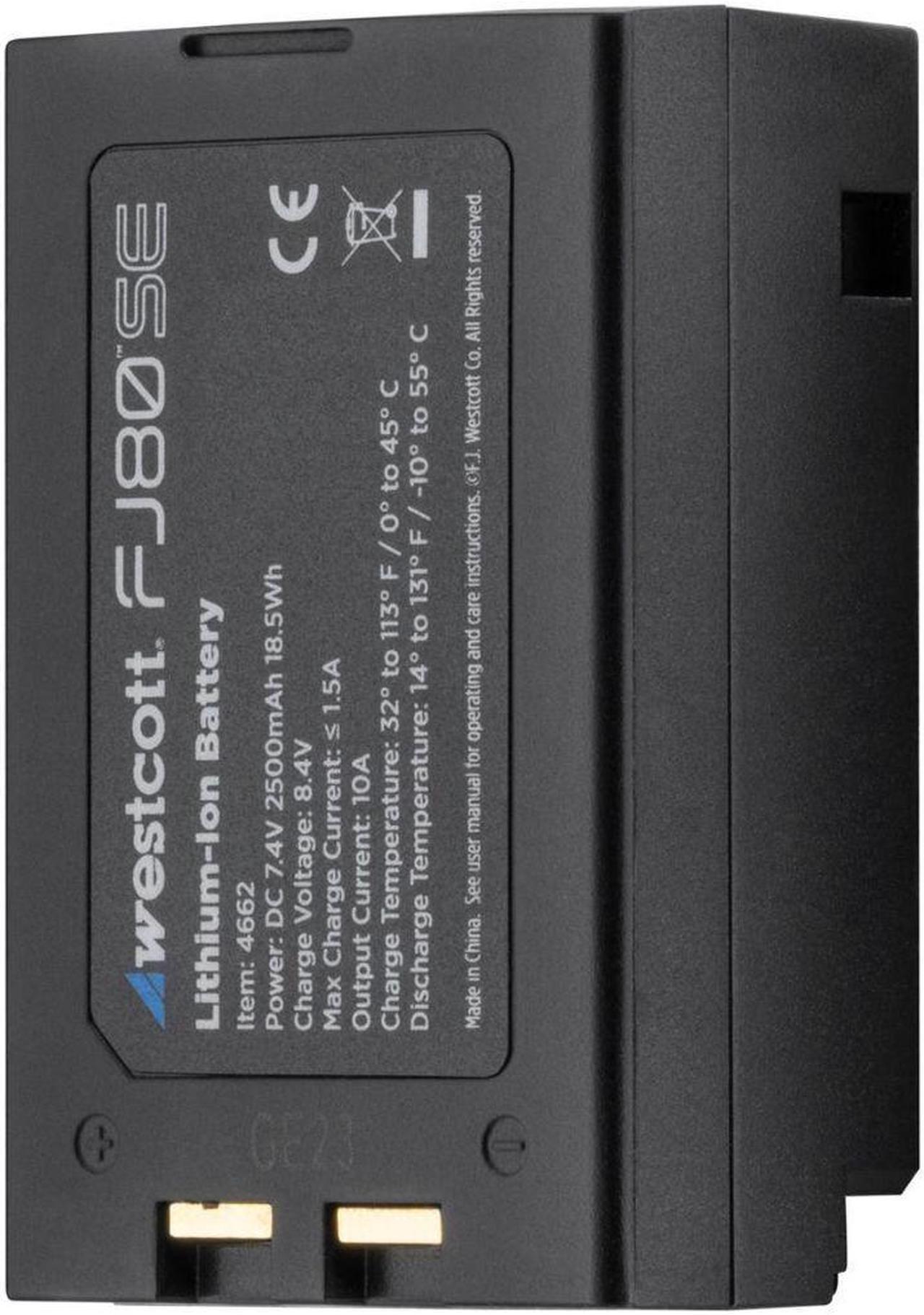 Alt view image 4 of 8 - Westcott FJ80-SE Lithium-Ion Battery