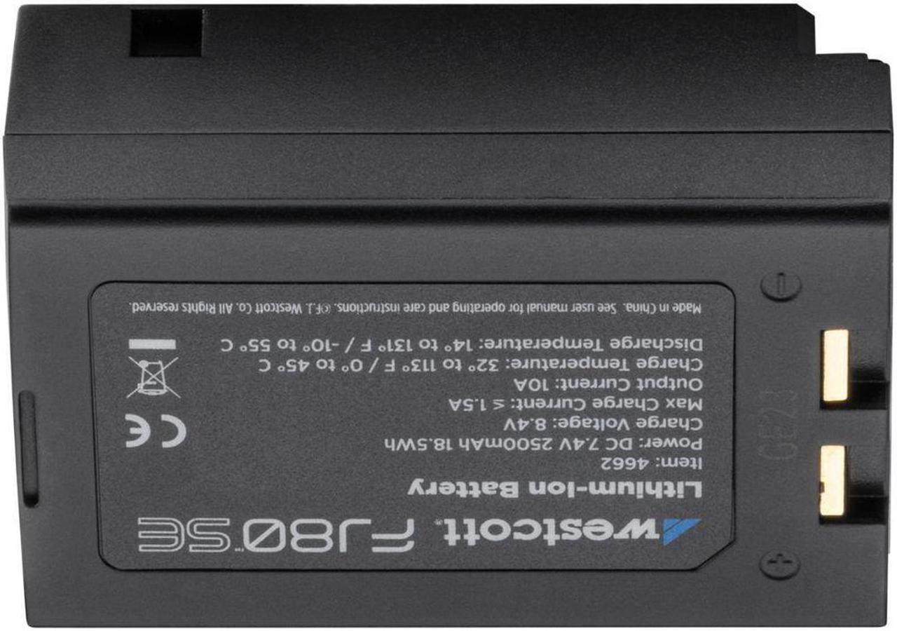 Alt view image 5 of 8 - Westcott FJ80-SE Lithium-Ion Battery