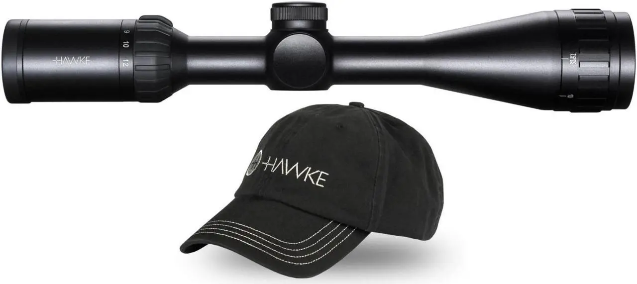 Main image of Hawke Sport Optics Airmax EV 4-12x40AO AMX Riflescope with Cap