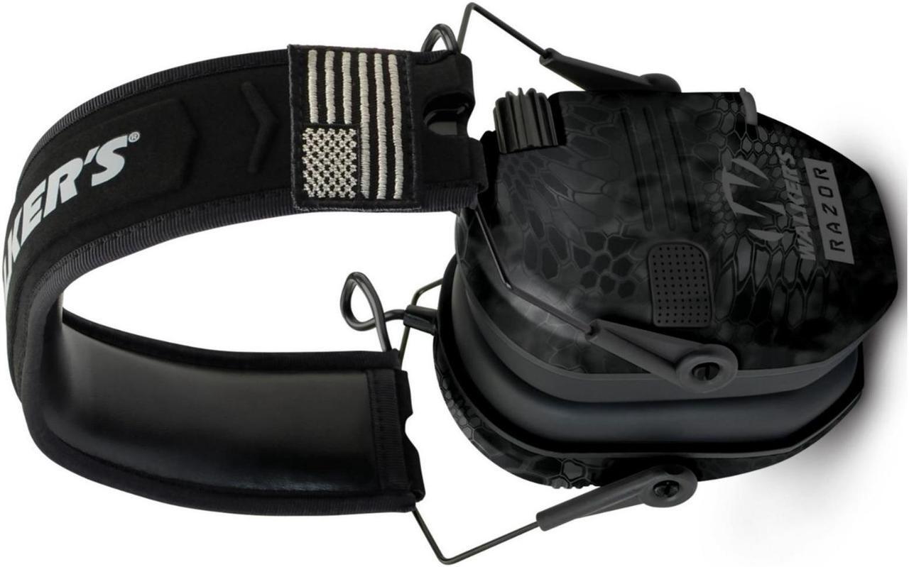 Alt view image 4 of 7 - Walkers Razor Slim Electronic Shooting Hearing Protection Muff (Camo) w/Case