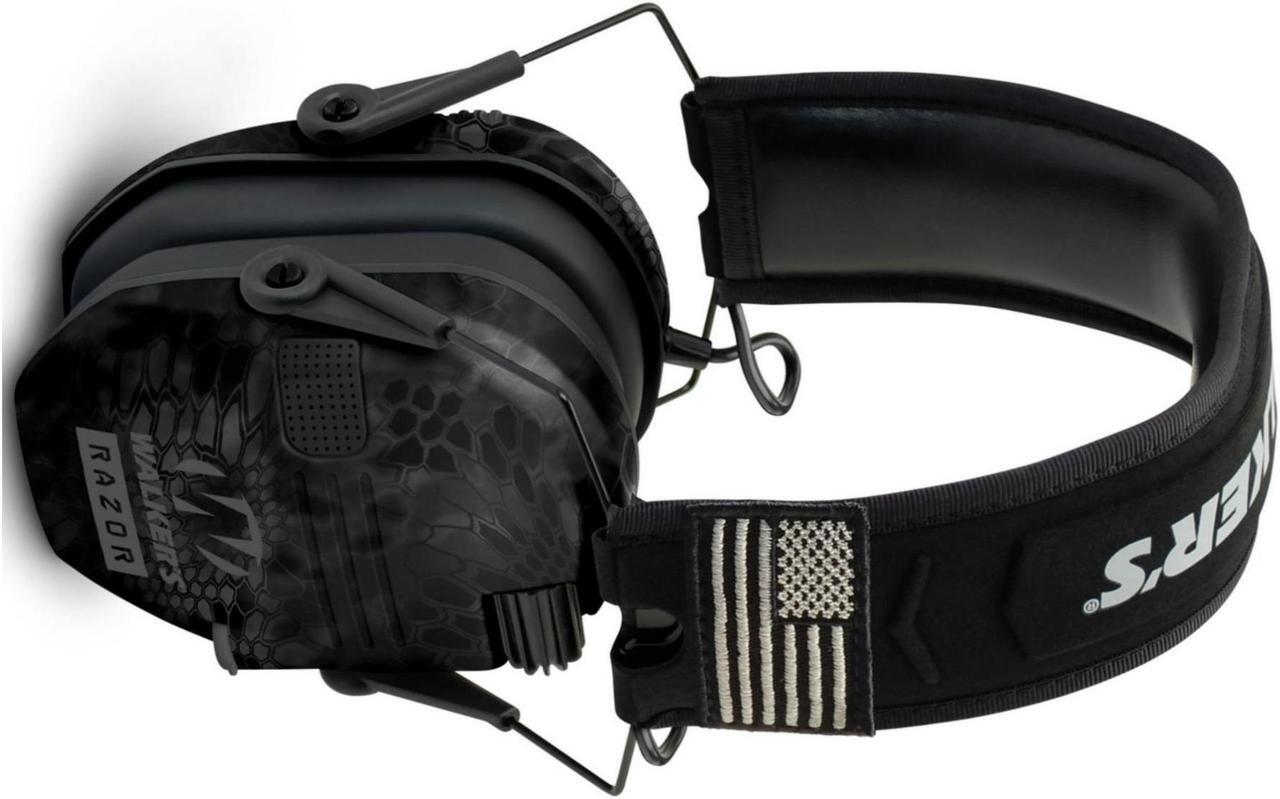 Alt view image 5 of 7 - Walkers Razor Slim Electronic Shooting Hearing Protection Muff (Camo) w/Case