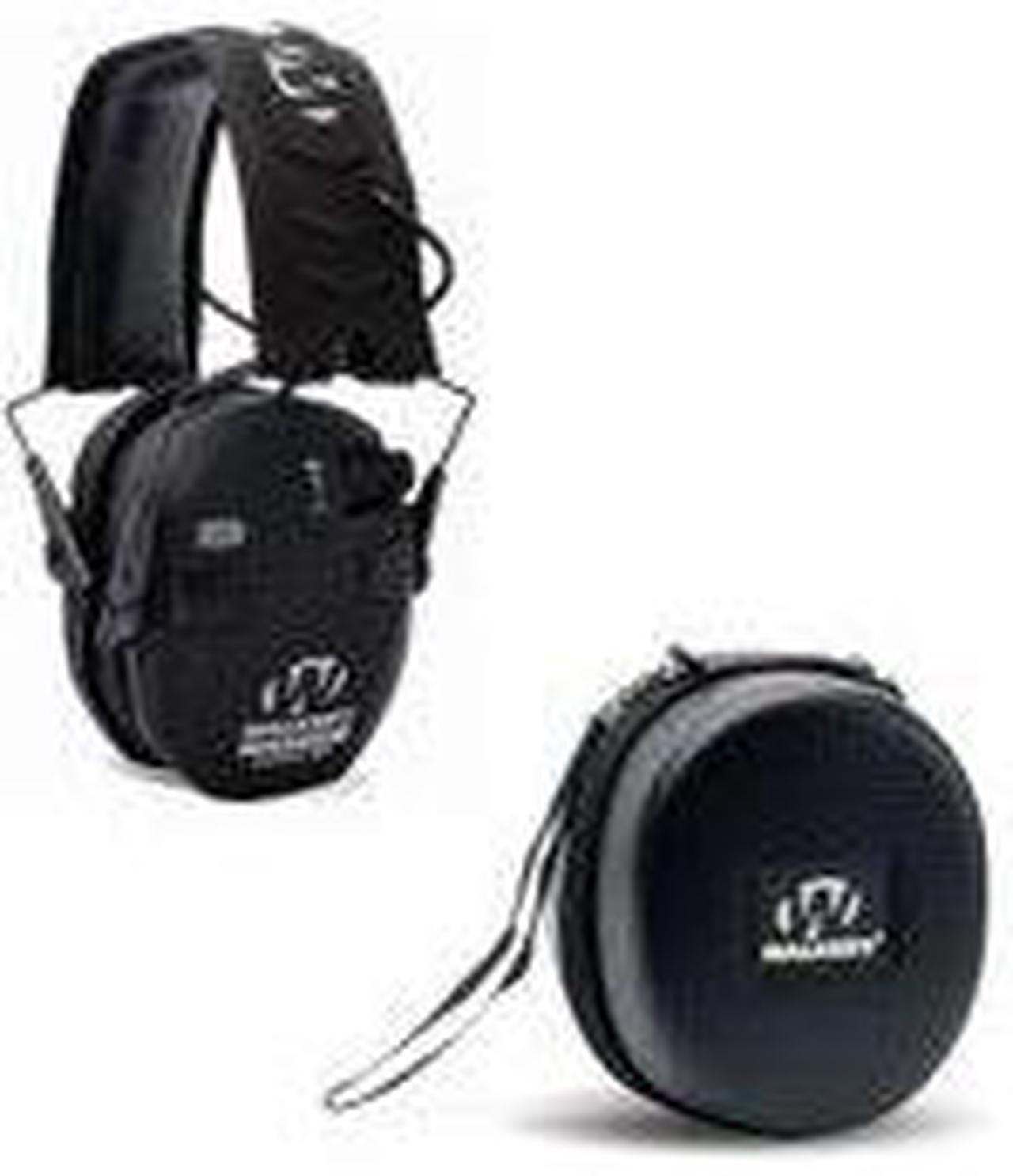 Alt view image 3 of 8 - Walkers Razor Slim Electronic Bluetooth NRR 23 dB Hearing Protection Earmuffs for Outdoor/Indoor Shooting Range with Shockproof Carrying Case, Black