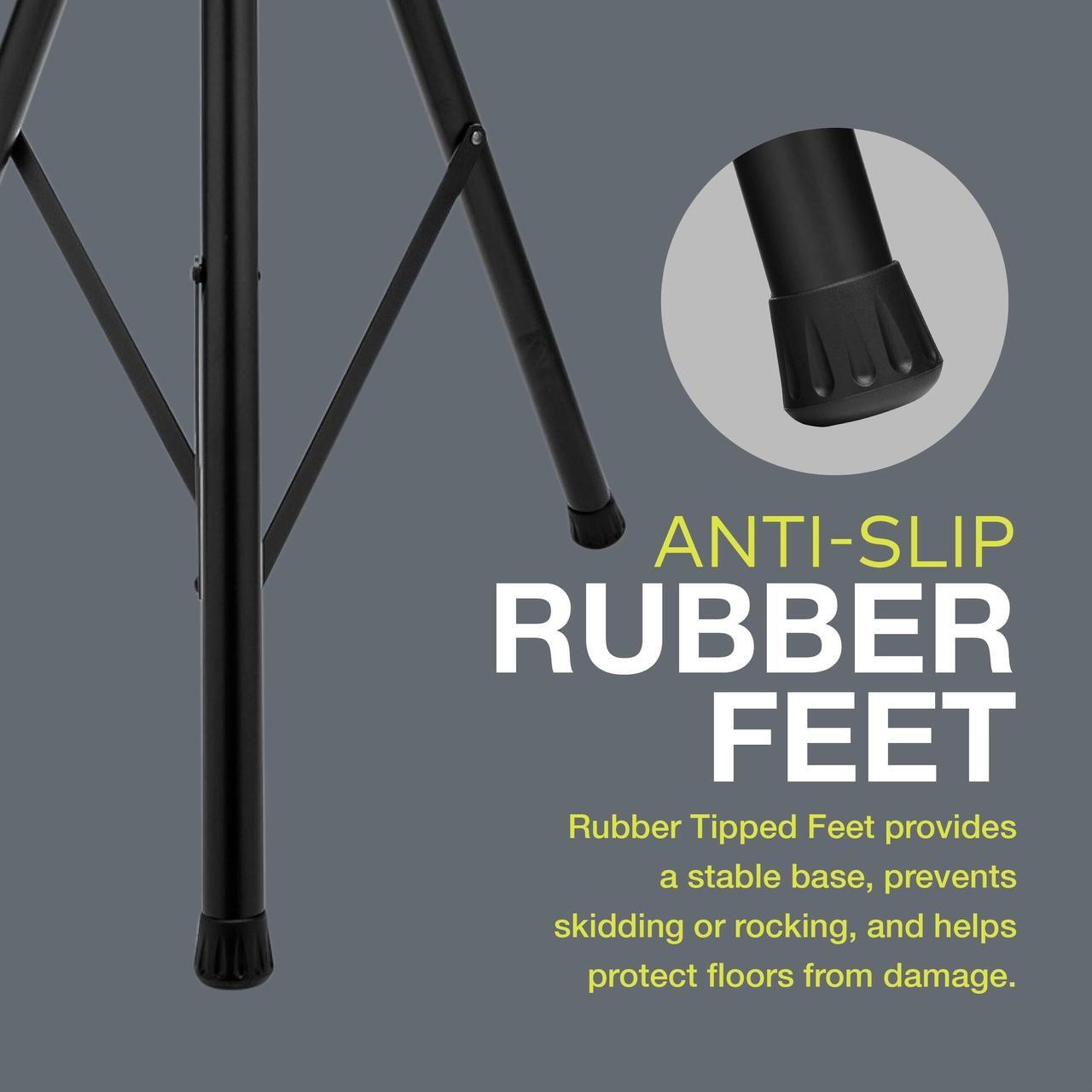 Alt view image 7 of 7 - Knox Gear Adjustable Tripod Speaker Stand Bundle