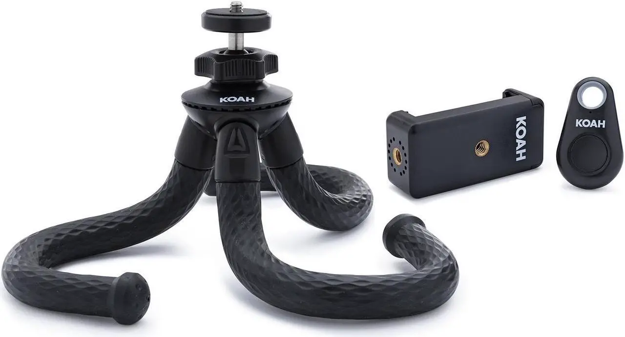 Main image of Koah Kanguru 12in Flexible Waterproof Bluetooth iPhone/Android/GoPro/DSLR Tripod