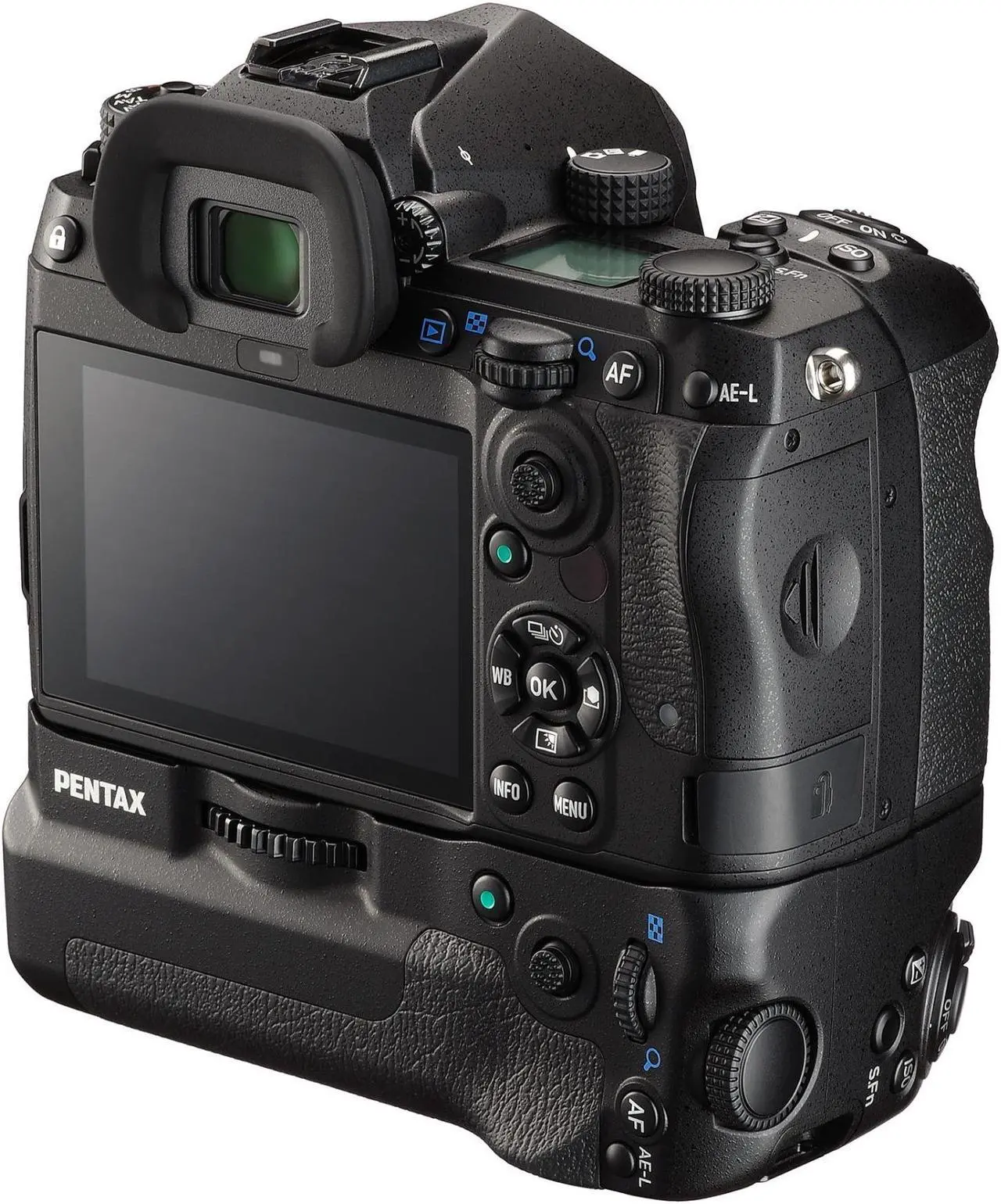 Alt view image 4 of 11 - Pentax Battery Grip D-BG8 (Black)