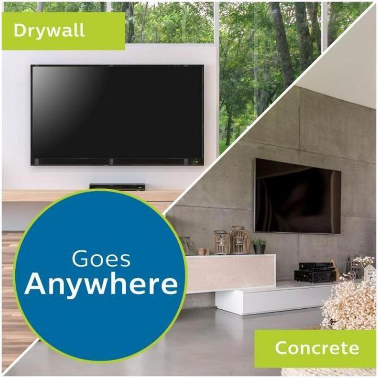 Alt view image 6 of 6 - Philips Thin-Profile Fixed TV Wall Mount for Up To 90-Inch Flat Screen (Black)