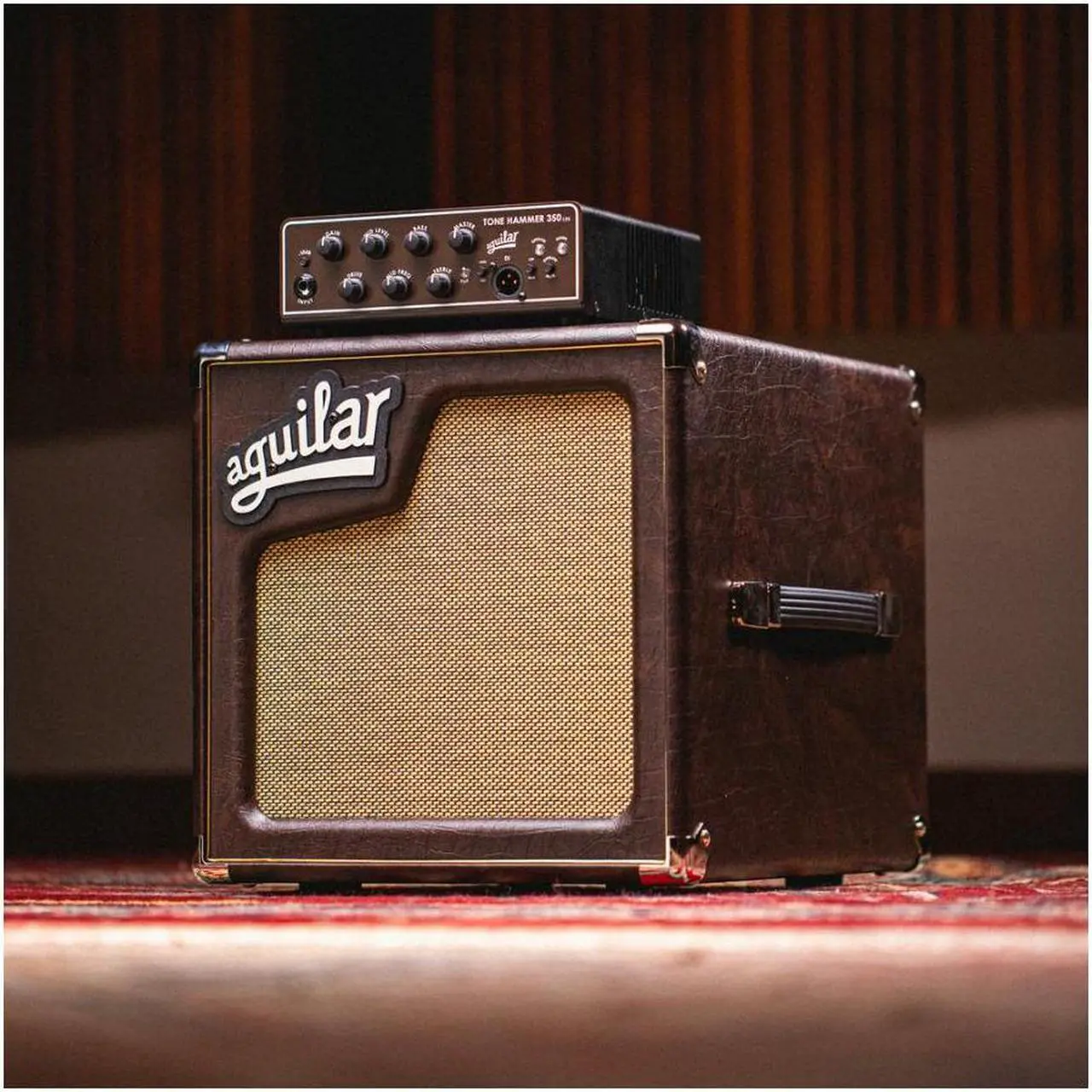Alt view image 5 of 5 - Aguilar SL1108 8-Ohm 175W Lightweight Bass Cabinet (Classic Black)