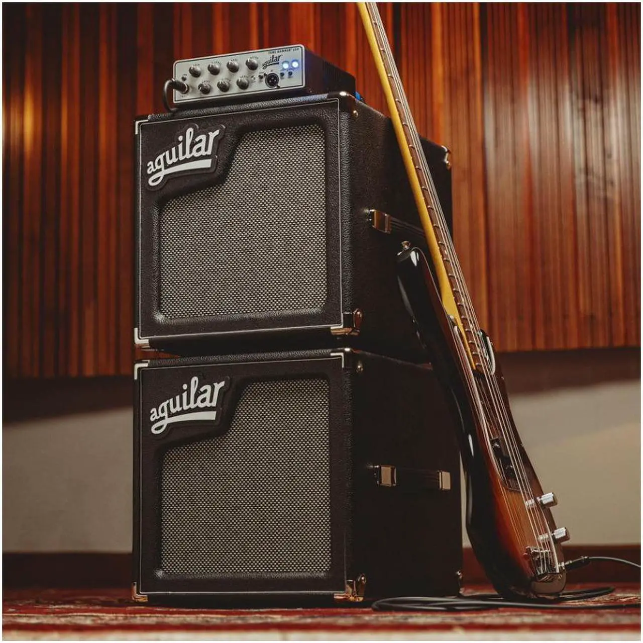 Alt view image 4 of 5 - Aguilar SL1108 8-Ohm 175W Lightweight Bass Cabinet (Classic Black)