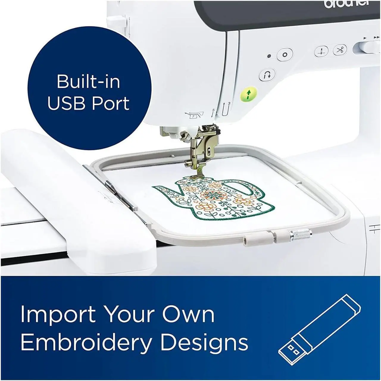 Alt view image 5 of 7 - Brother SE2000 Computerized Sewing and Embroidery Machine