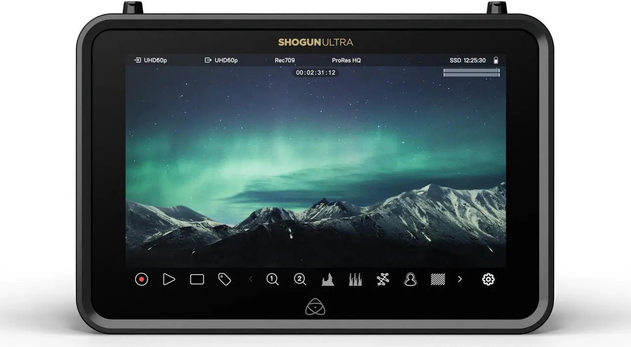 Alt view image 2 of 7 - Atomos Shogun Ultra 7-Inch HDR Monitor-Recorder 8K Raw with Accessory Kit
