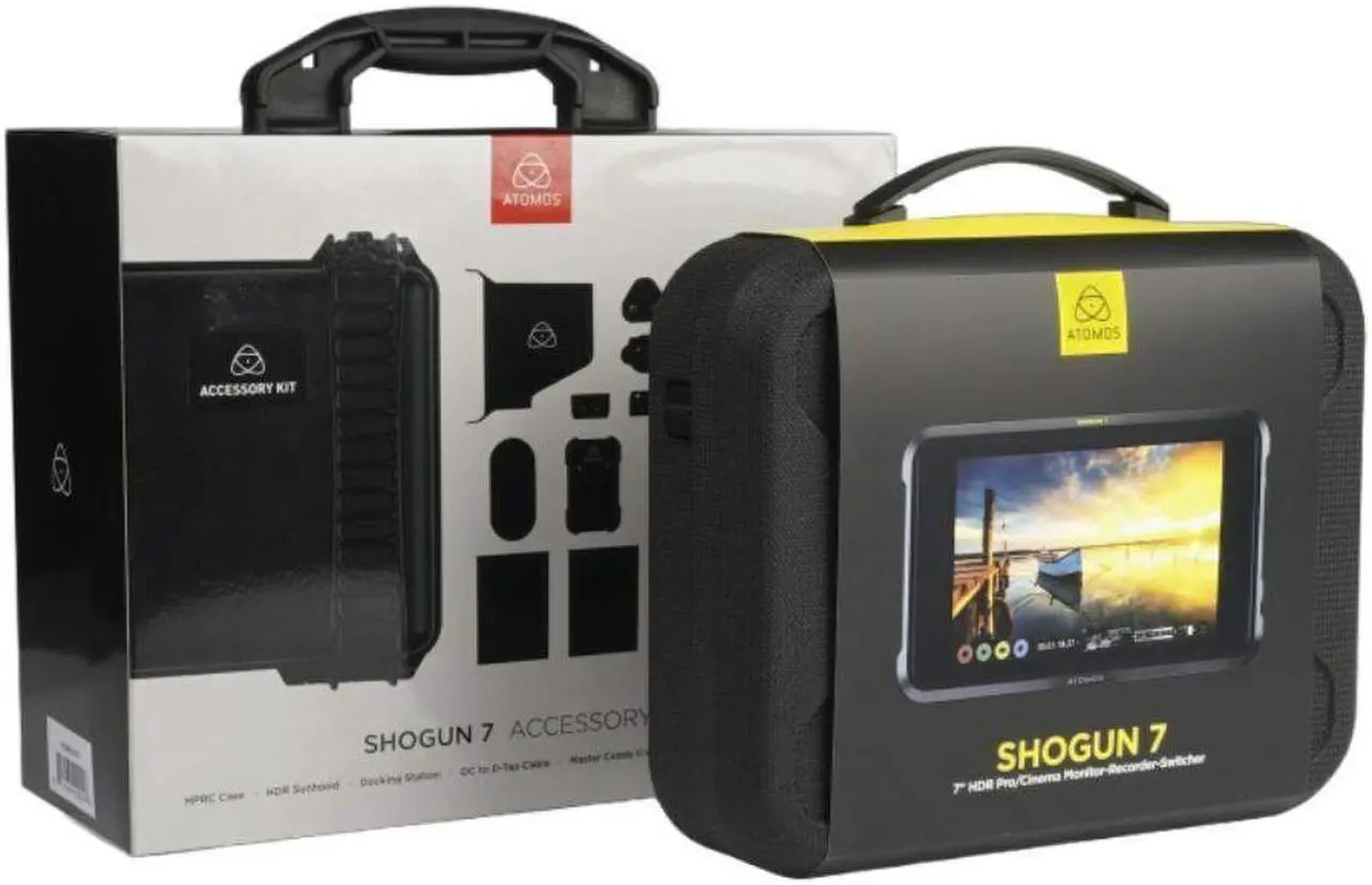 Alt view image 7 of 7 - Atomos Shogun Ultra 7-Inch HDR Monitor-Recorder 8K Raw with Accessory Kit