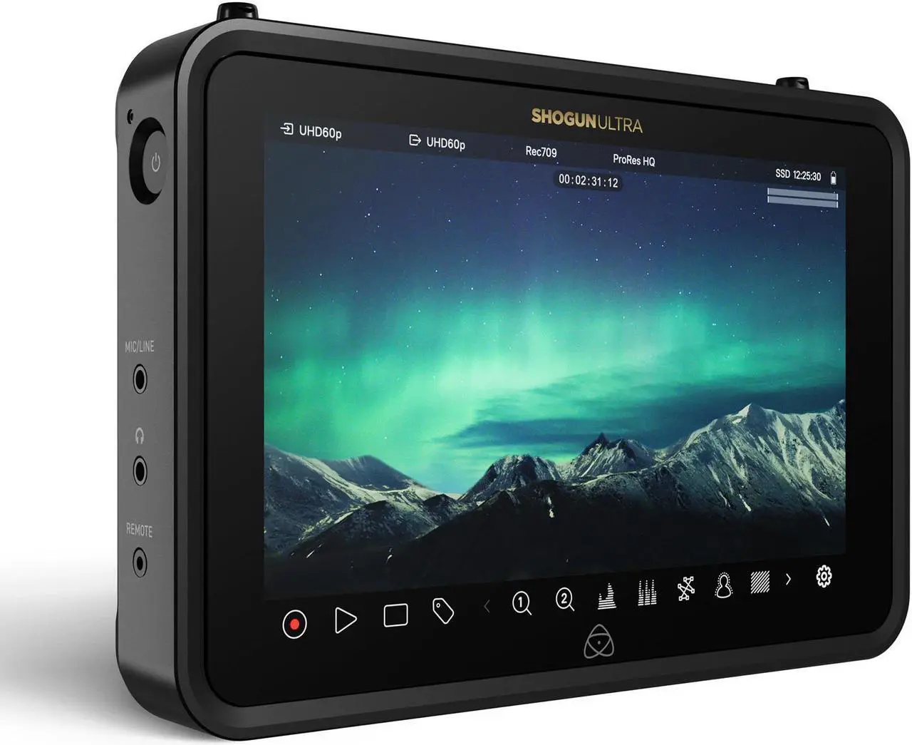 Alt view image 4 of 7 - Atomos Shogun Ultra 7-Inch HDR Monitor-Recorder 8K Raw with Accessory Kit
