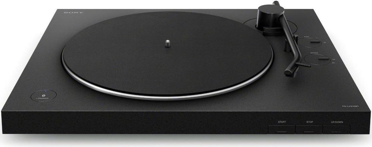 Alt view image 2 of 7 - Sony PS-LX310BT Wireless Turntable with Bluetooth Connectivity with 3-Inch Powered Studio Monitors Pair (Black) bundle