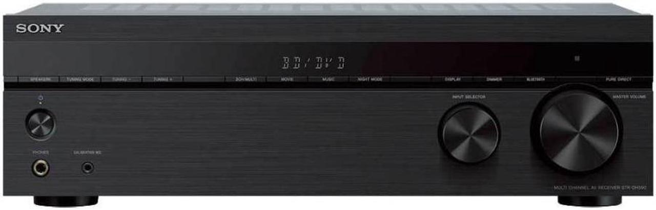 Alt view image 2 of 7 - Sony STRDH590 5.2-Channel Home Theater AV Receiver with Accessory Bundle
