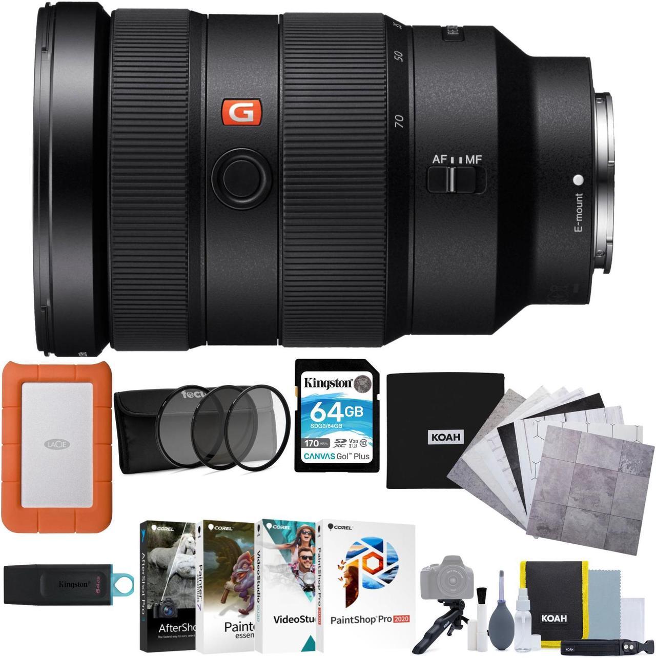 Main image of Sony FE 24-70mm f/2.8 GM Lens Bundle with Accessories