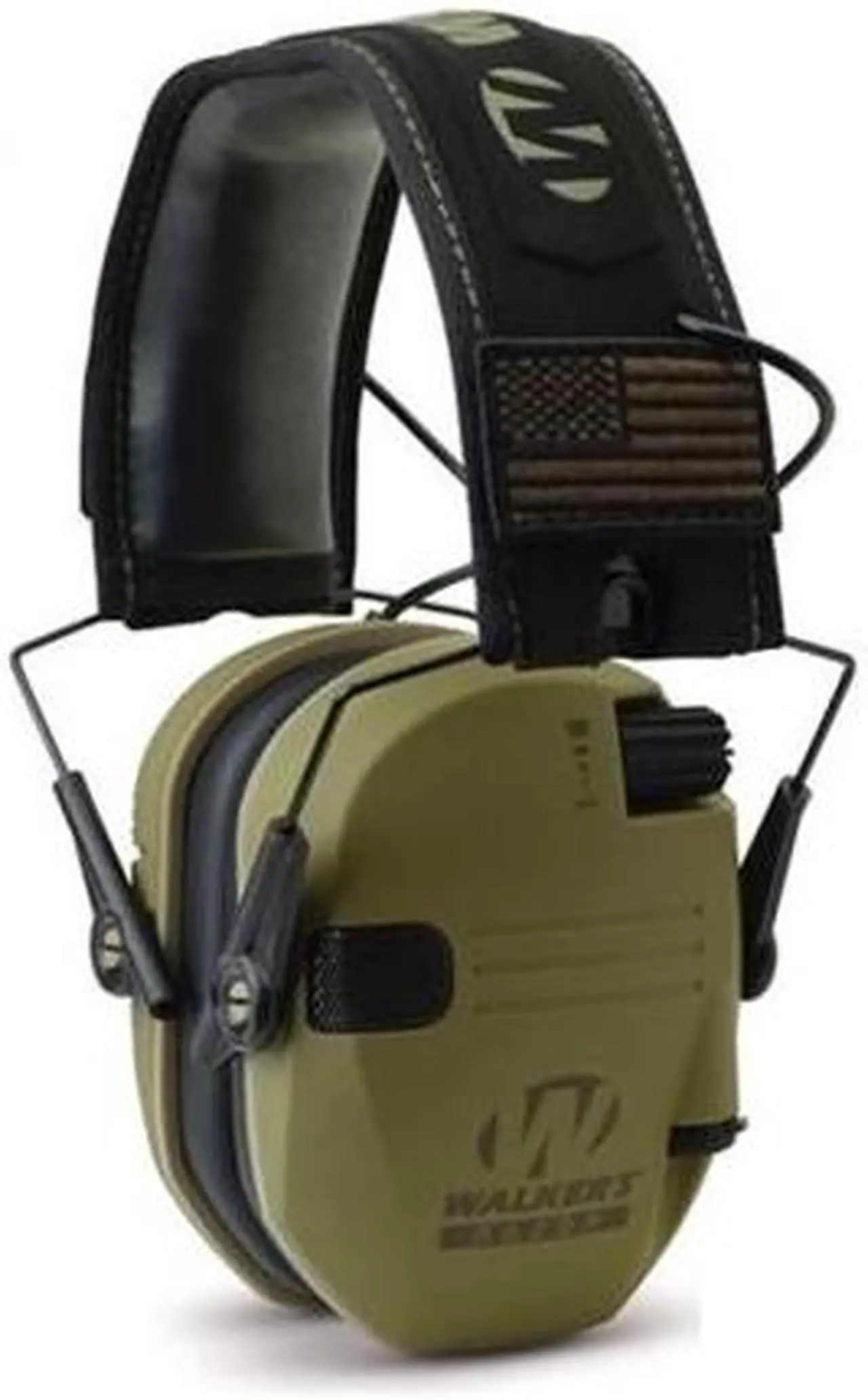 Alt view image 7 of 7 - Walkers Razor Slim Electronic Muff (OD GRN Patriot) Bundle