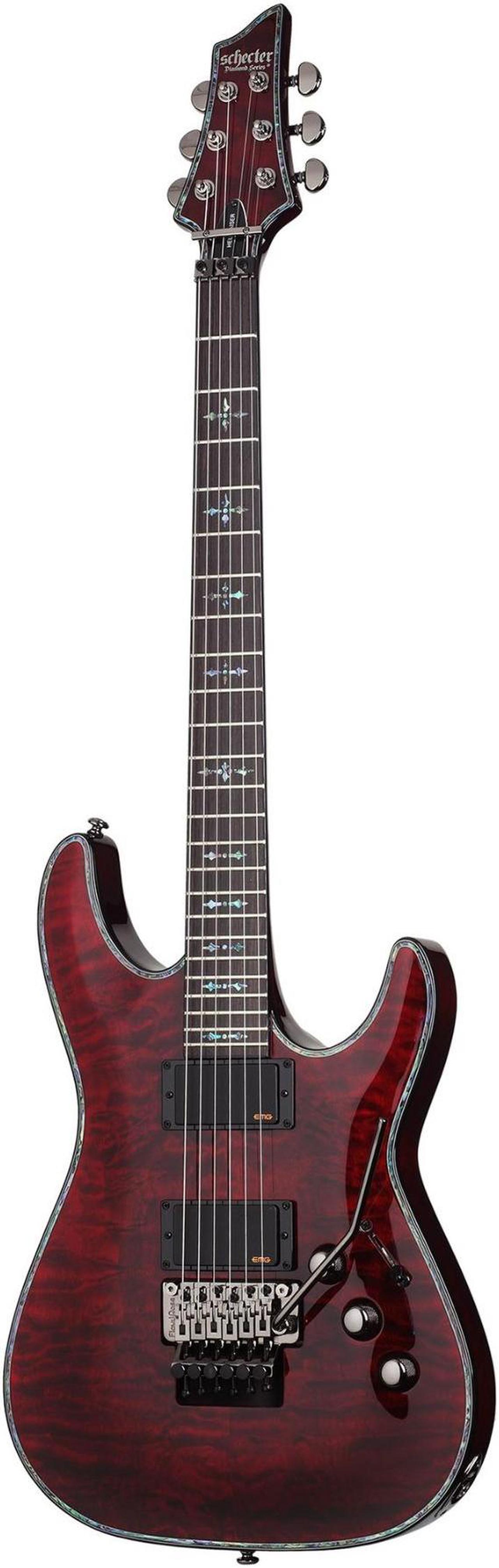 Alt view image 2 of 5 - Schecter Hellraiser C-1 FR Electric Guitar (Black Cherry) with Schecter HardCase
