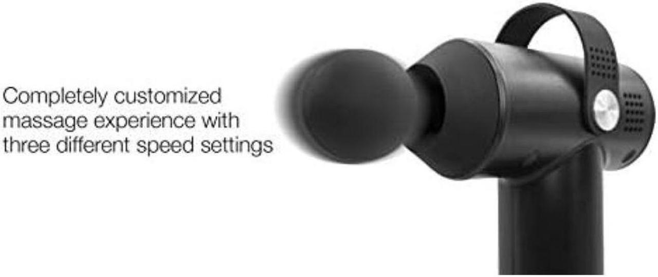 Alt view image 5 of 7 - Sweat Shaper Massage Gun, Deep Tissue Muscle Portable Handheld & Percussion Massager, Therapy Device, Black