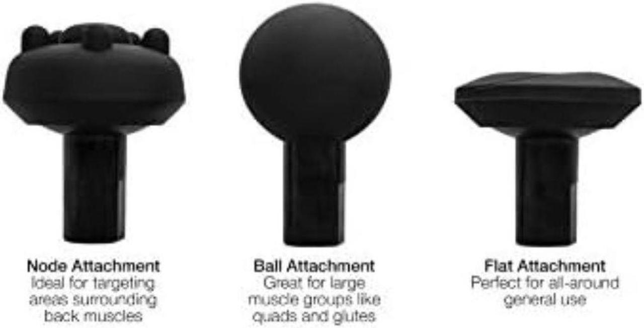 Alt view image 6 of 7 - Sweat Shaper Massage Gun, Deep Tissue Muscle Portable Handheld & Percussion Massager, Therapy Device, Black