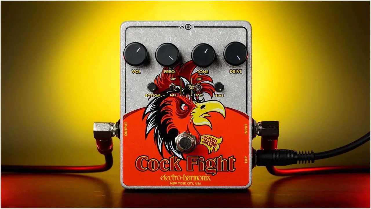 Alt view image 4 of 5 - Electro-Harmonix Cock Fight Cocked Talking Wah Pedal