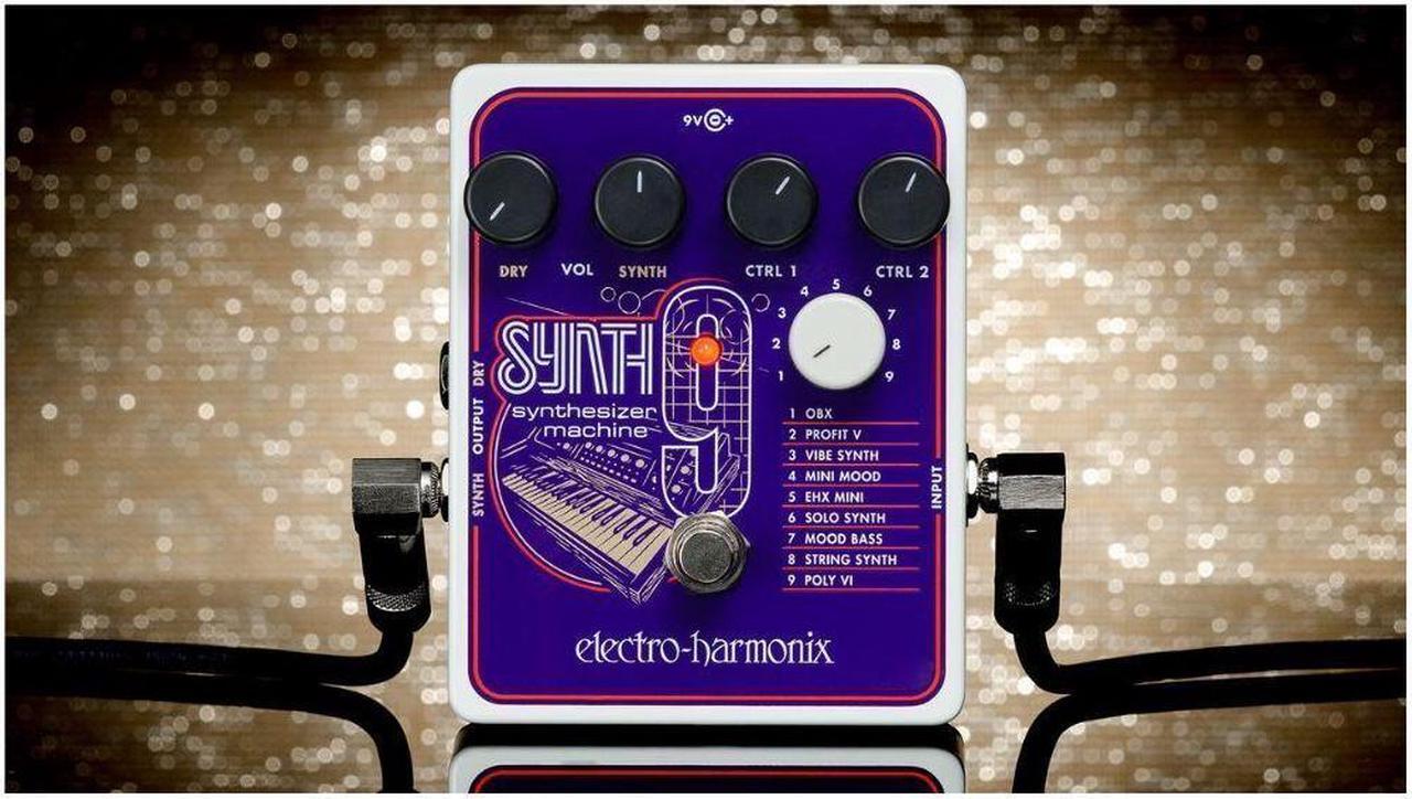 Alt view image 10 of 16 - Electro-Harmonix SYNTH9 Synthesizer Machine Guitar Effects Pedal