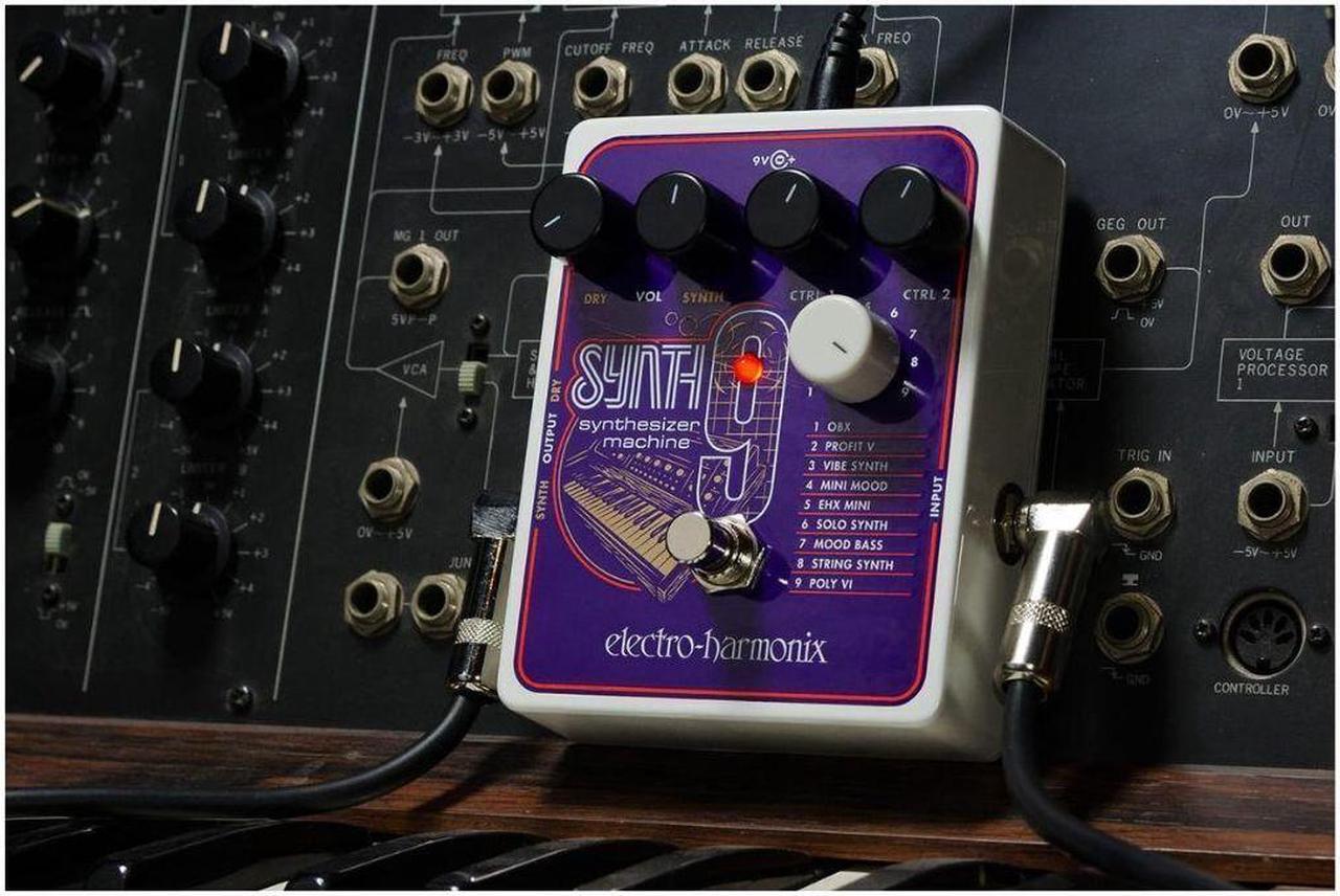 Alt view image 11 of 16 - Electro-Harmonix SYNTH9 Synthesizer Machine Guitar Effects Pedal