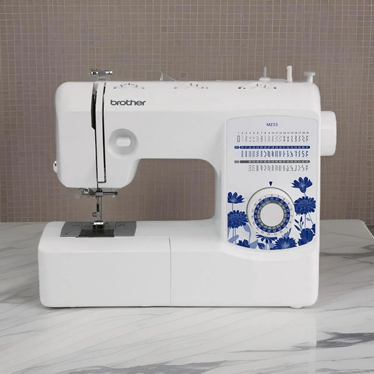 Alt view image 3 of 7 - Brother MZ53 Mechanical Sewing Machine (Certified Refurbished)+GDMINLO Multipurpose Sewing Clips for Quilting and Crafts