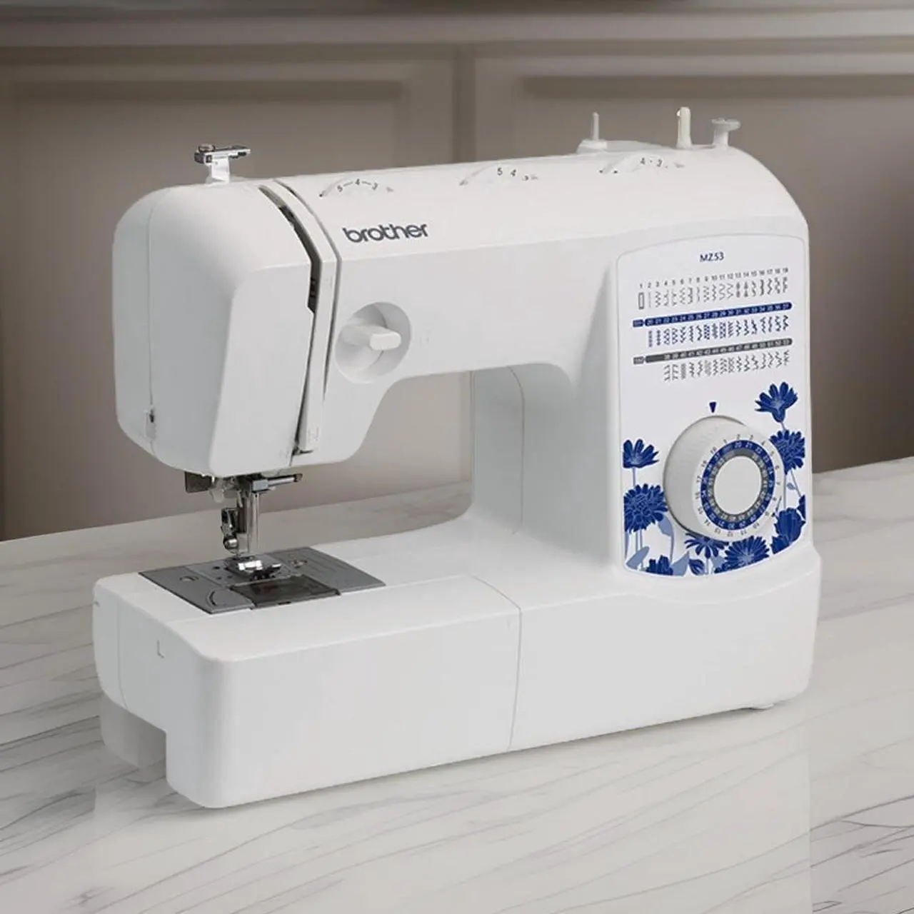 Alt view image 4 of 7 - Brother MZ53 Mechanical Sewing Machine (Certified Refurbished)+GDMINLO Multipurpose Sewing Clips for Quilting and Crafts