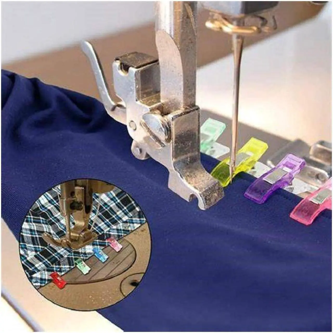 Alt view image 5 of 7 - Brother MZ53 Mechanical Sewing Machine (Certified Refurbished)+GDMINLO Multipurpose Sewing Clips for Quilting and Crafts